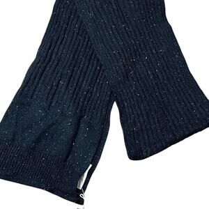 Universal Thread Women's Navy Blue Speckled Ribbed Oblong Scarf - NWT